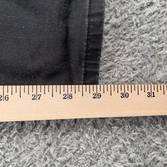 Wrangler Jeans Mens 34x29 Black Slim Straight Denim Casual Classic Fit Workwear - Picture 5 of 10